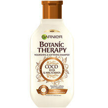 Barojošs un nomierinošs šampūns sausiem un rupjiem matiem Garnier Botanic Therapy (Coco Milk & Macadamia Shampoo) 400 ml цена и информация | Šampūni | 220.lv