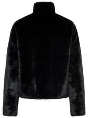 Женское меховое пальто Only, черное цена и информация | Женские пальто | 220.lv