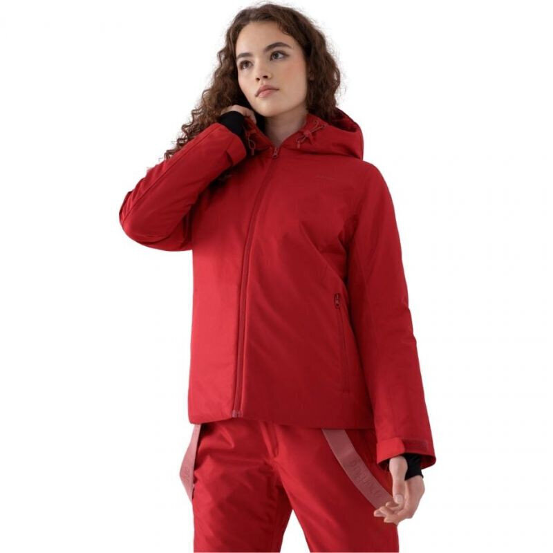 Sieviešu slēpošanas virsjaka Outhorn W HOZ21 KUDN600 60S HOZ21KUDN60060S, sarkana cena un informācija | Slēpošanas apģērbs | 220.lv