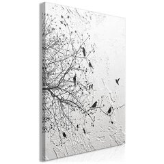 Glezna - Birds on Tree (1 Part) Vertical cena un informācija | Gleznas | 220.lv
