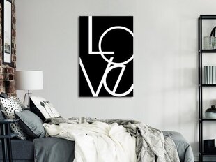 Картина Black and White: Love цена и информация | Картины | 220.lv