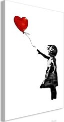 Glezna - Banksy: Girl with Balloon (1 Part) Vertical cena un informācija | Gleznas | 220.lv