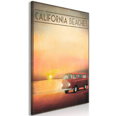 Glezna - California Beaches (1 Part) Vertical cena un informācija | Gleznas | 220.lv