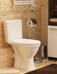 WC birste ar papīra turētāju Bisk Basic I cena un informācija | Vannas istabas aksesuāri | 220.lv