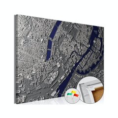Attēls uz korķa - Copenhagen Center [Cork Map] cena un informācija | Gleznas | 220.lv