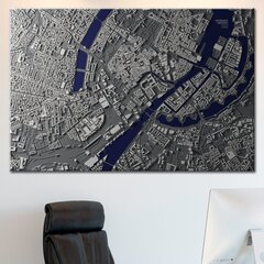 Attēls uz korķa - Copenhagen Center [Cork Map] cena un informācija | Gleznas | 220.lv