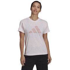 Спортивная футболка женская Adidas Winrs 3.0 Tee W HE1706, розовая цена и информация | Спортивная одежда для женщин | 220.lv