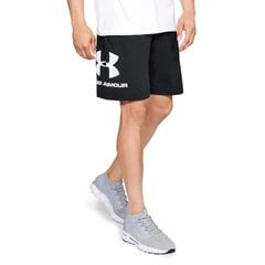 Мужские спортивные шорты Under Armor Sportsyle Cotton Logo M 1329 300 001, черные цена и информация | Мужская спортивная одежда | 220.lv