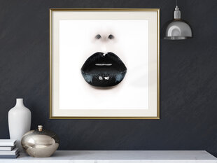 Plakāts - Black Lipstick (Square) cena un informācija | Gleznas | 220.lv