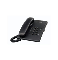 Panasonic KX-TS500FXB, melns cena un informācija | Stacionārie telefoni | 220.lv