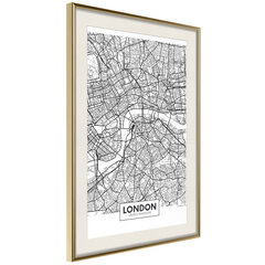 Plakāts - City Map: London cena un informācija | Gleznas | 220.lv