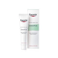 Aknes problēmu kopšanai sejas līdzeklis, Eucerin Dermo Pure (Skin Renewal Treatment), 40 ml цена и информация | Кремы для лица | 220.lv