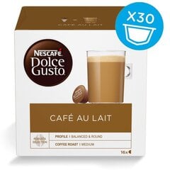 NESCAFE Dolce Gusto Cafe au Lait 30 gab. Kafijas kapsulas cena un informācija | Nescafe Dolce Gusto Pārtikas preces | 220.lv