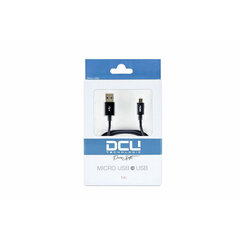 Кабель DCU, USB - micro USB, 1 м цена и информация | Кабели и провода | 220.lv