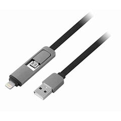 Kabelis-adapteris PA2IN1FLAT USB cena un informācija | Kabeļi un vadi | 220.lv
