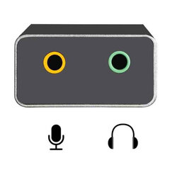 Адаптер Ewenr, аудиоразъём цена и информация | Адаптеры и USB разветвители | 220.lv