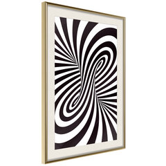 Plakāts - Black and White Swirl cena un informācija | Gleznas | 220.lv