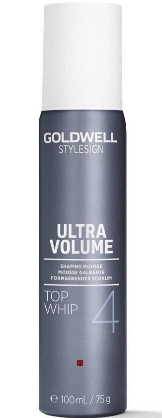 Apjomu sniedzošas matu putas Goldwll Style Sign Volume Top Whip Ultra Strong Volume 100 ml cena un informācija | Matu veidošanas līdzekļi | 220.lv