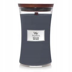 Aromātiska svece WoodWick Indigo Suede, 609.5 g цена и информация | Подсвечники, свечи | 220.lv