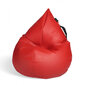 Sēžammaiss Qubo™ Splash Drop, mākslīgā āda, sarkans cena un informācija | Sēžammaisi, pufi | 220.lv