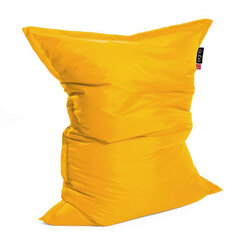 Кресло-мешок Qubo™ Modo Pillow 130, гобелен, желтое цена и информация | Кресла-мешки и пуфы | 220.lv