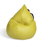 Sēžammaiss Qubo™ Splash Drop, mākslīgā āda, gaiši dzeltens cena un informācija | Sēžammaisi, pufi | 220.lv