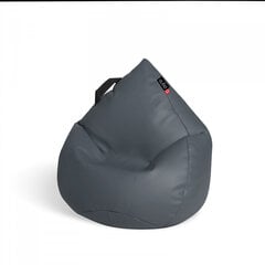Кресло-мешок Qubo™ Drizzle Drop, эко-кожа, темно-синее цена и информация | Детские диваны, кресла | 220.lv