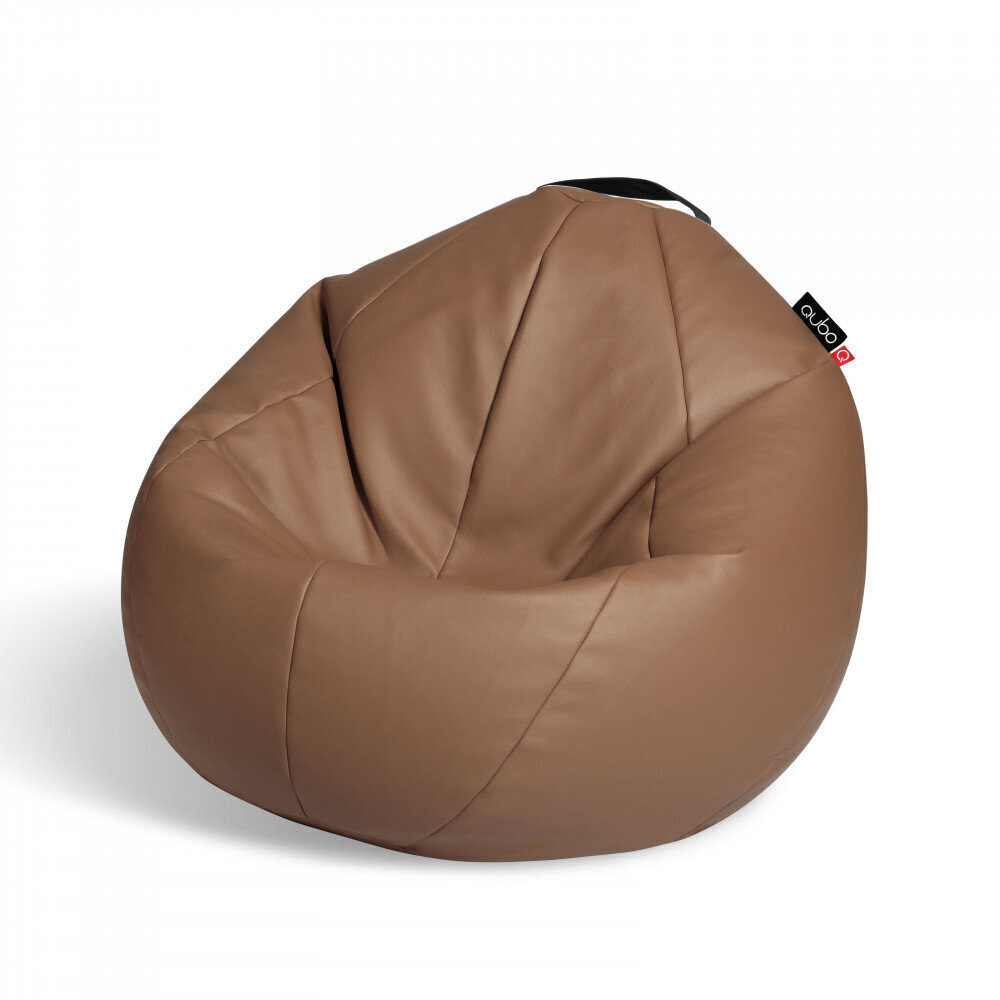 Sēžammaiss Qubo™ Comfort 80, mākslīgā āda, tumši brūns cena un informācija | Sēžammaisi, pufi | 220.lv