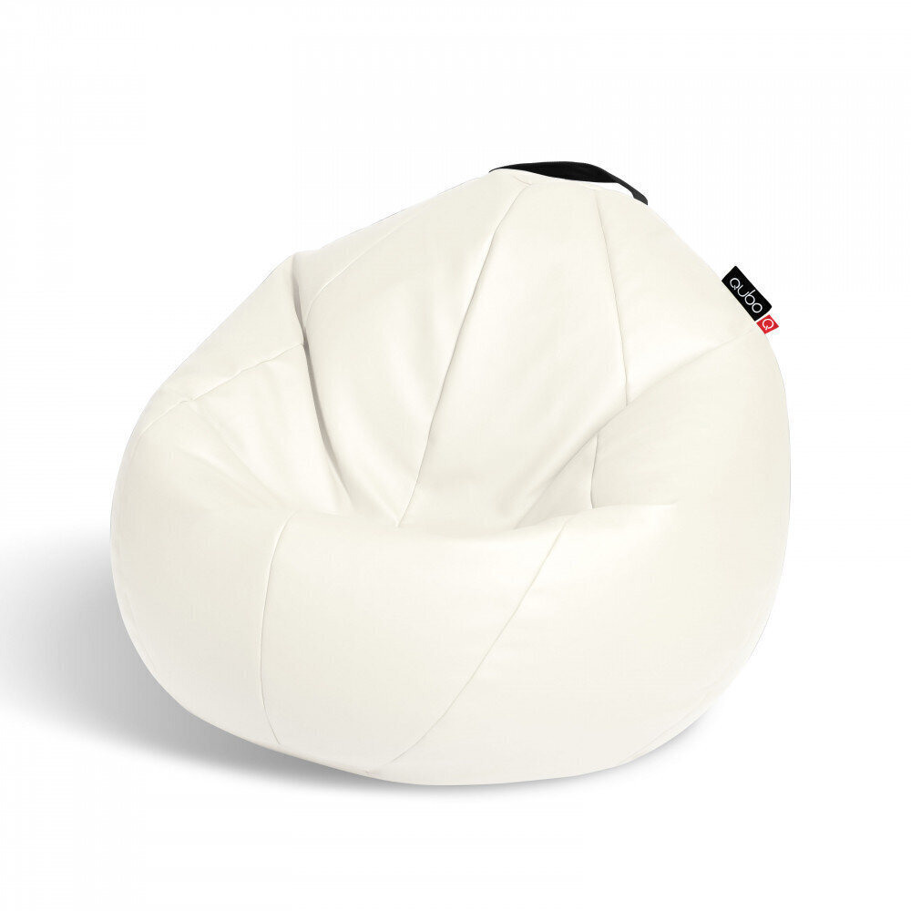 Sēžammaiss Qubo™ Comfort 80, mākslīgā āda, krēmkrāsā cena un informācija | Sēžammaisi, pufi | 220.lv