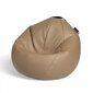 Sēžammaiss Qubo™ Comfort 80, mākslīgā āda, gaiši brūns cena un informācija | Sēžammaisi, pufi | 220.lv