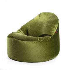 Кресло-мешок Qubo™ Cuddly 80, гобелен, зеленое цена и информация | Кресла-мешки и пуфы | 220.lv