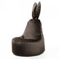 Sēžammaiss Qubo™ Daddy Rabbit, gobelēns, brūns cena un informācija | Sēžammaisi, pufi | 220.lv