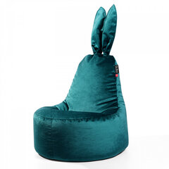 Кресло-мешок Qubo™ Daddy Rabbit, гобелен, зеленое цена и информация | Кресла-мешки и пуфы | 220.lv