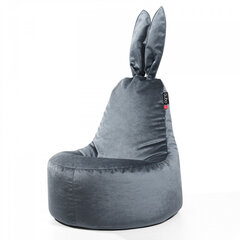 Sēžammaiss Qubo™ Daddy Rabbit, gobelēns, tumši pelēks cena un informācija | Sēžammaisi, pufi | 220.lv