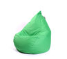 Sēžammaiss Qubo™ Splash Drop, gobelēns, tumši zaļš cena un informācija | Sēžammaisi, pufi | 220.lv