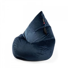 Кресло-мешок Qubo™ Splash Drop, гобелен, темно-синее цена и информация | Кресла-мешки и пуфы | 220.lv