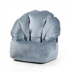 Кресло-мешок Qubo™ Shell, гобелен, светло-синее цена и информация | Кресла-мешки и пуфы | 220.lv