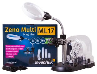 Lupa Levenhuk Zeno Multi ML17, melna krāsa cena un informācija | Kancelejas preces | 220.lv