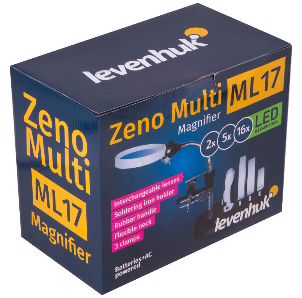 Lupa Levenhuk Zeno Multi ML17, melna krāsa cena un informācija | Kancelejas preces | 220.lv