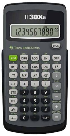 Kalkulators Texas Instruments TI-30XA цена и информация | Kancelejas preces | 220.lv