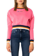 Džemperis sievietēm Tommy Hilfiger Jeans, rozā cena un informācija | Versace Jeans Apģērbi, apavi, aksesuāri | 220.lv