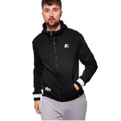 Свитер мужской Starter Man Blouse Zip M SMG004BD200, черный цена и информация | Мужские толстовки | 220.lv