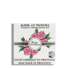 Jeanne en Provence Cietās ziepes ar Rozes ziedlapiņu ekstraktu 100 g цена и информация | Мыло | 220.lv