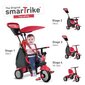 Daudzfunkcionāls trīsritenis smarTrike Glow, sarkans цена и информация | Trīsriteņi | 220.lv