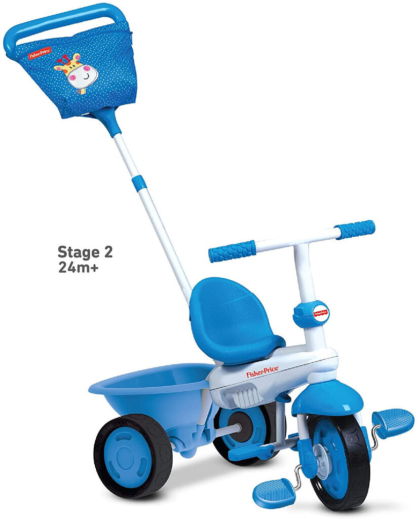 Daudzfunkcionāls trīsritenis Fisher-Price 3in1 Elite, zils цена и информация | Trīsriteņi | 220.lv