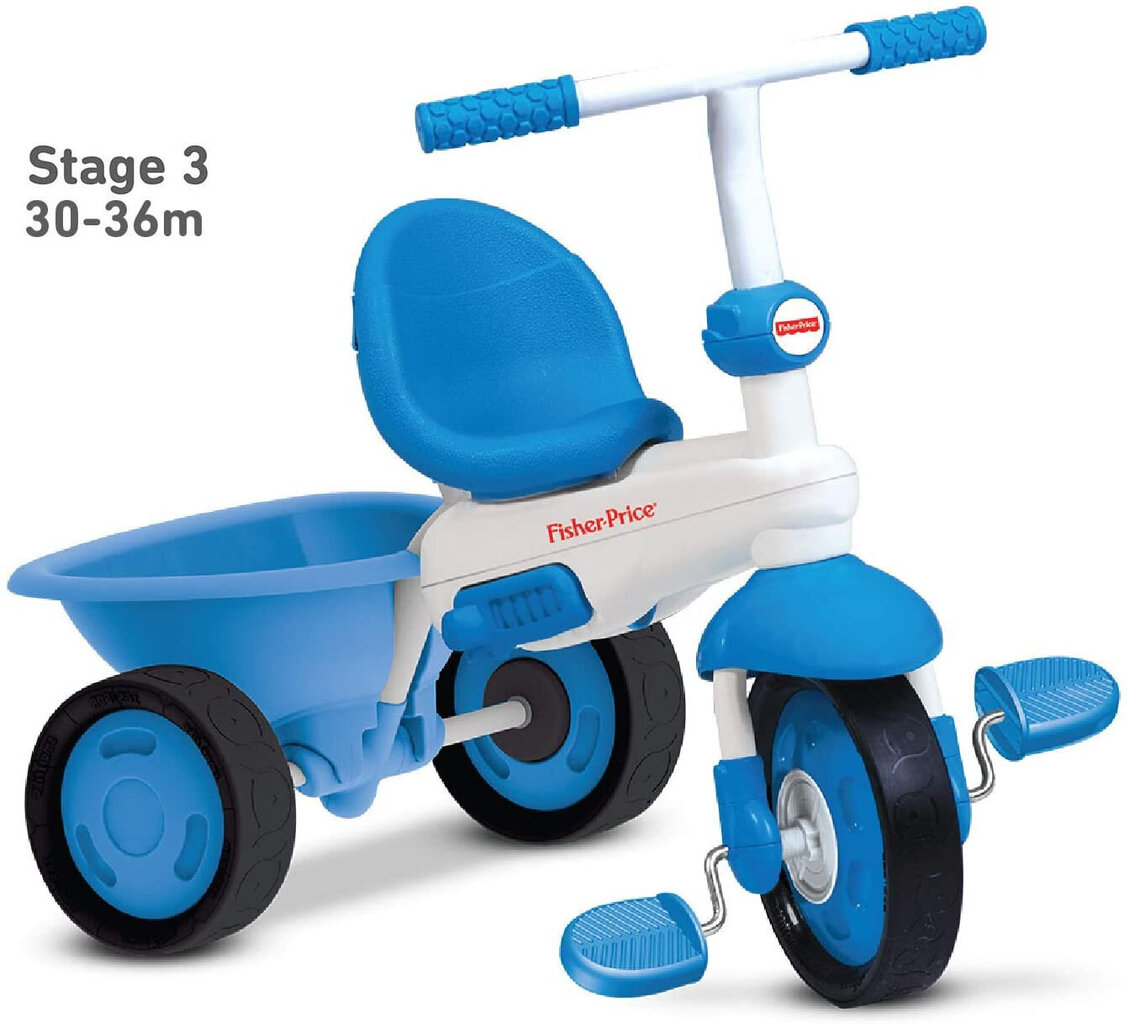 Daudzfunkcionāls trīsritenis Fisher-Price 3in1 Elite, zils cena un informācija | Trīsriteņi | 220.lv