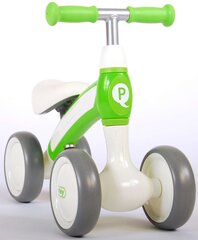 Balansa velosipēds QPlay Cutey Ride On Junior, zaļš/balts cena un informācija | Balansa velosipēdi | 220.lv