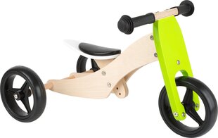 Balansa velosipēds Small Foot Trike 2-in-1 10'', zaļš cena un informācija | Balansa velosipēdi | 220.lv