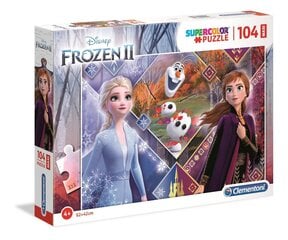 Головоломка/пазл Clementoni Frozen 2, 104 детали цена и информация | Пазлы | 220.lv