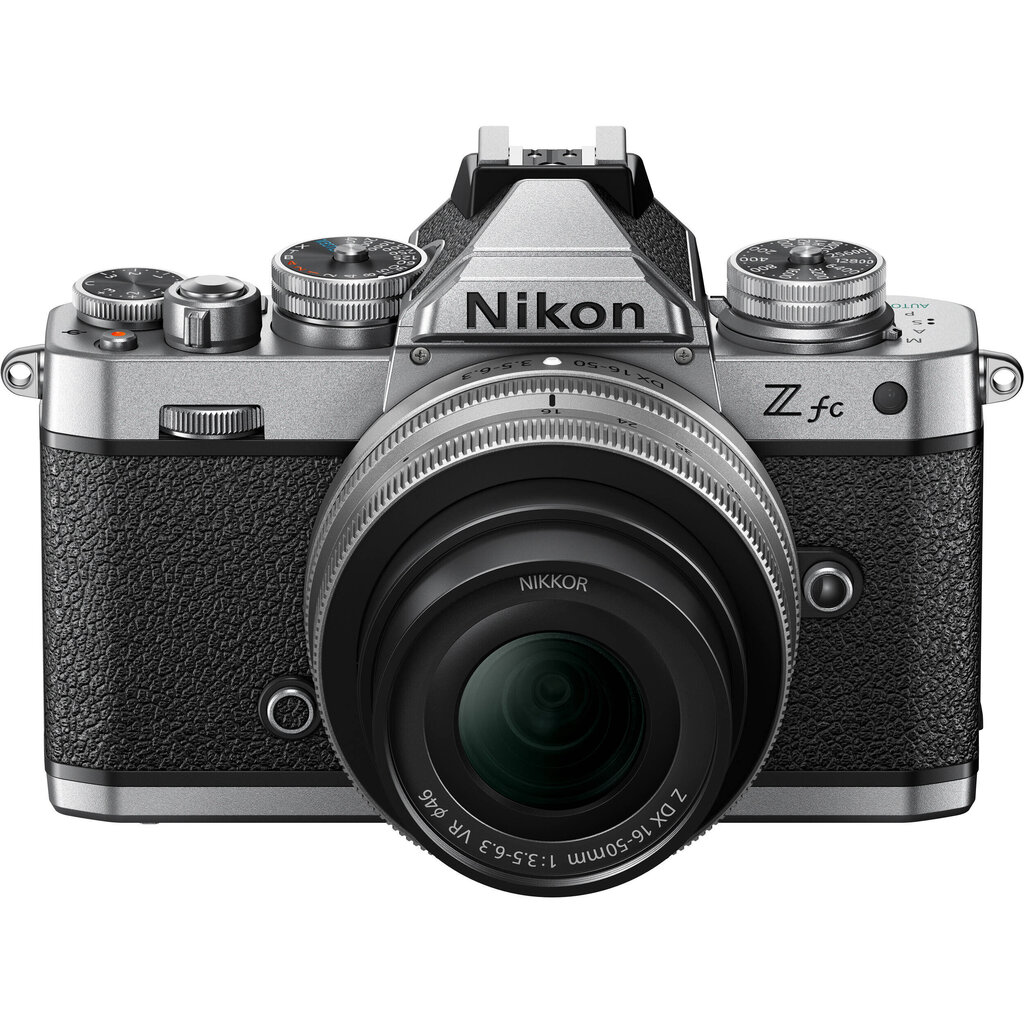 Nikon Z fc + NIKKOR Z DX 16-50mm f/3.5-6.3 VR (Silver) cena un informācija | Digitālās fotokameras | 220.lv